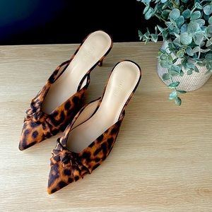 Guess Leopard Kitten Heels Size 7.5
